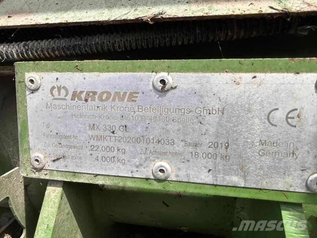 Krone MX 330 GL Zelfrijdende veldhakselaars