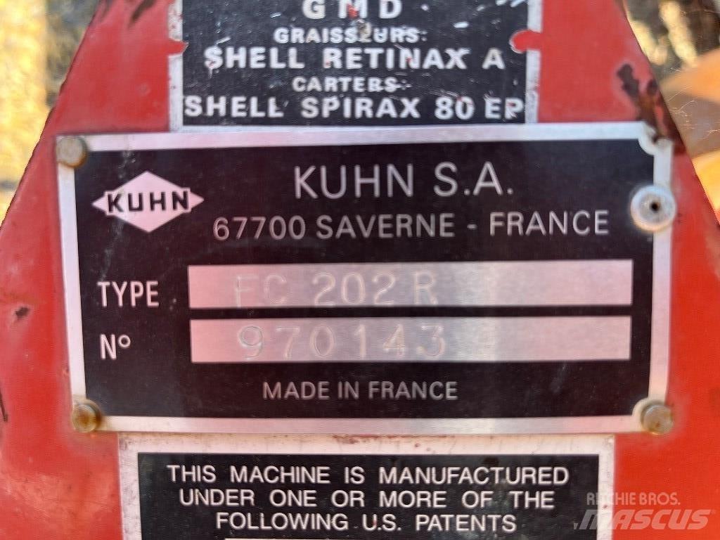 Kuhn FC 202 R Maaikneuzers