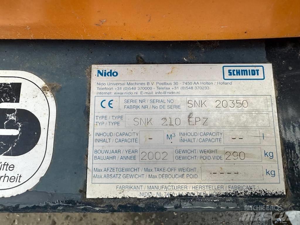 Nido SNK 210 EPZ Sneeuwschuivers en -ploegen