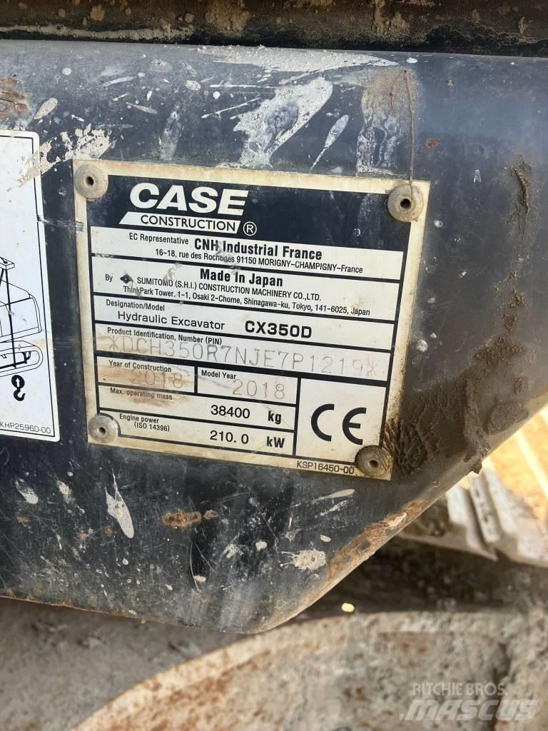 CASE CX 350 D Rupsgraafmachines
