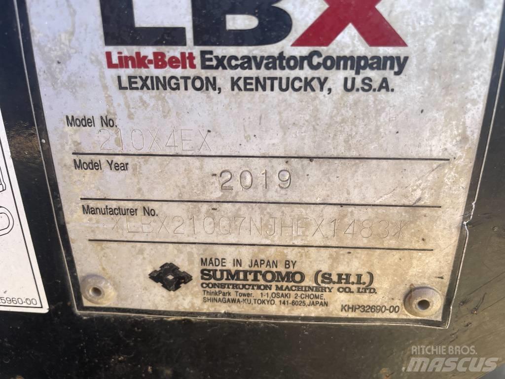 Link-Belt 245x4 lc Rupsgraafmachines