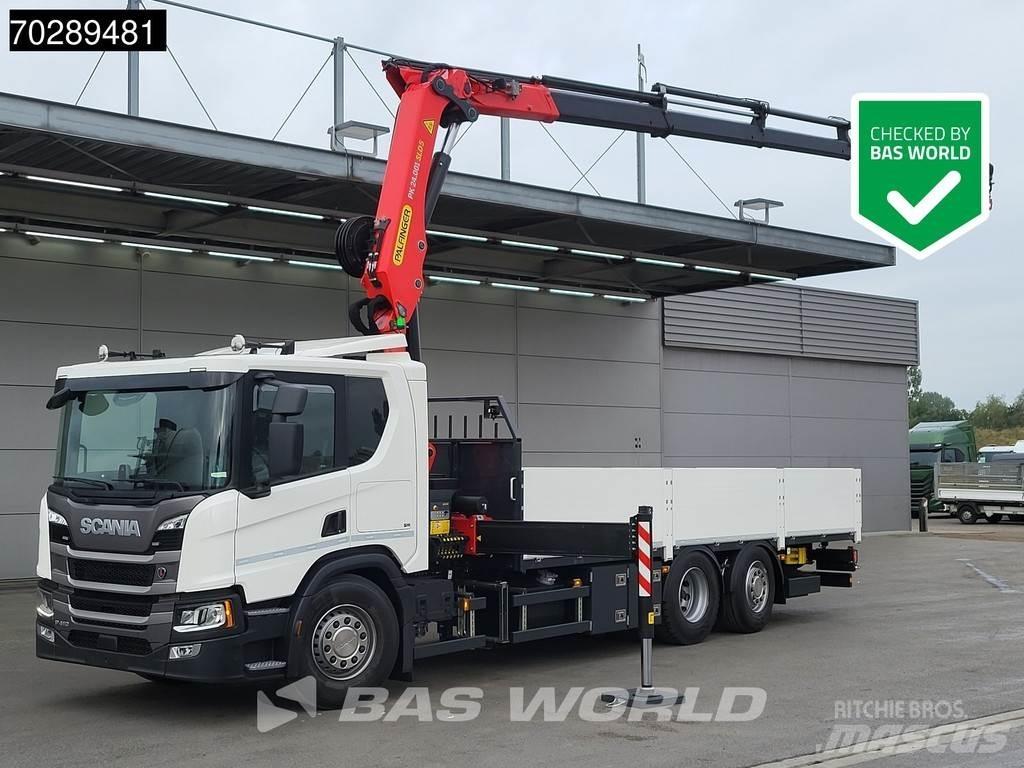 Scania P410 6X2 Platte bakwagens