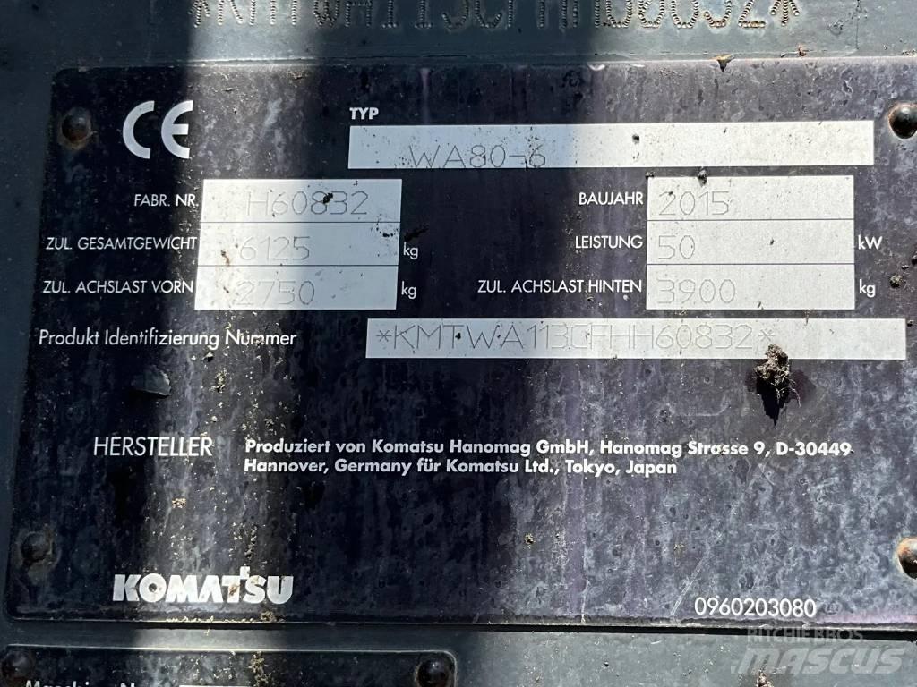 Komatsu WA 80-6 Wielladers