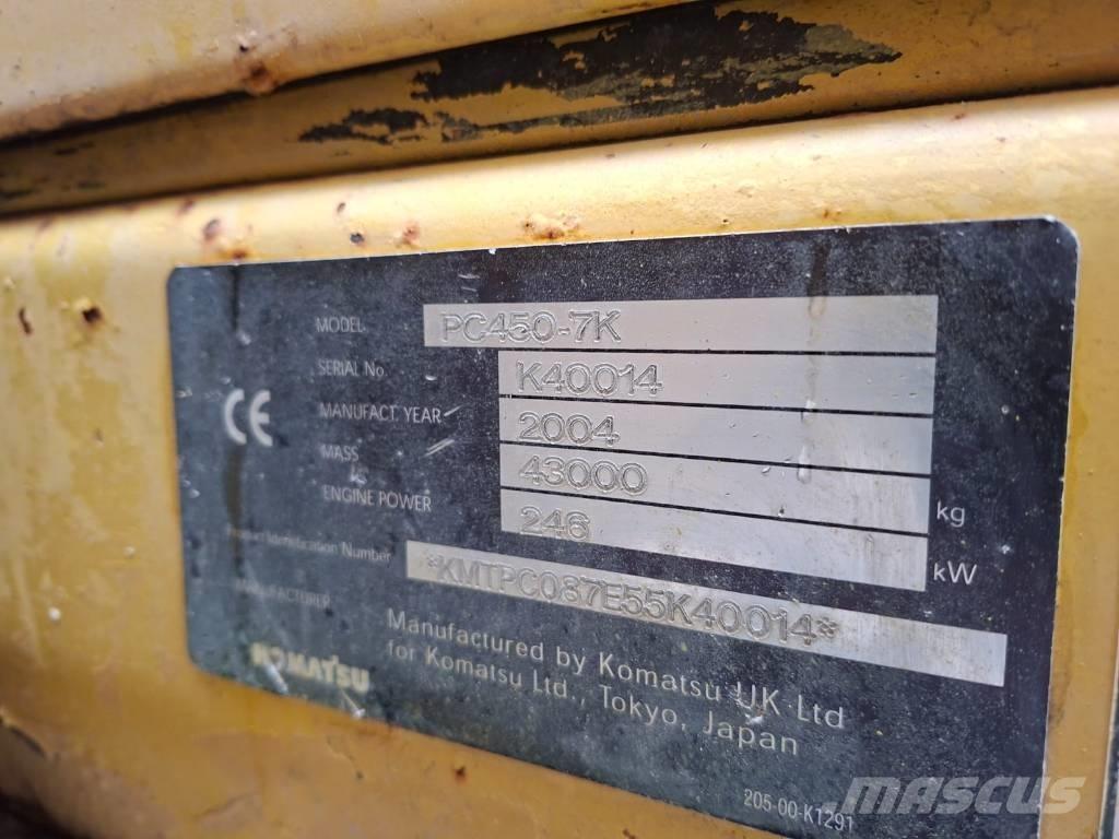 Komatsu PC 450-7 Rupsgraafmachines