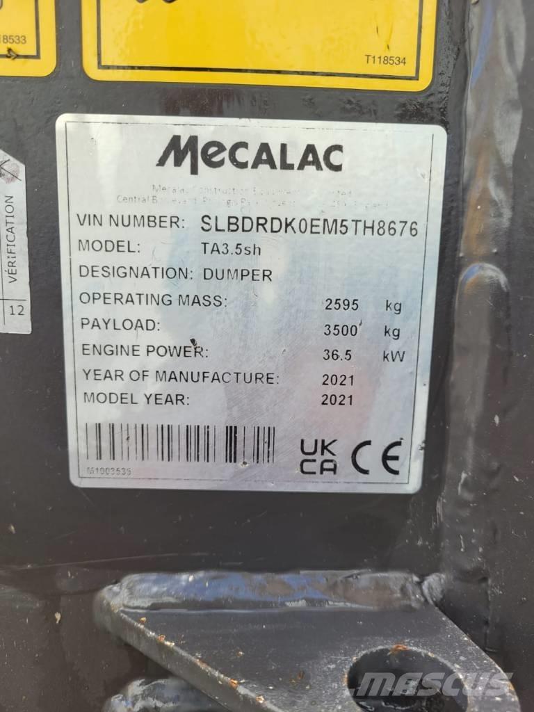 Mecalac TA 3.5 Mini Dumpers