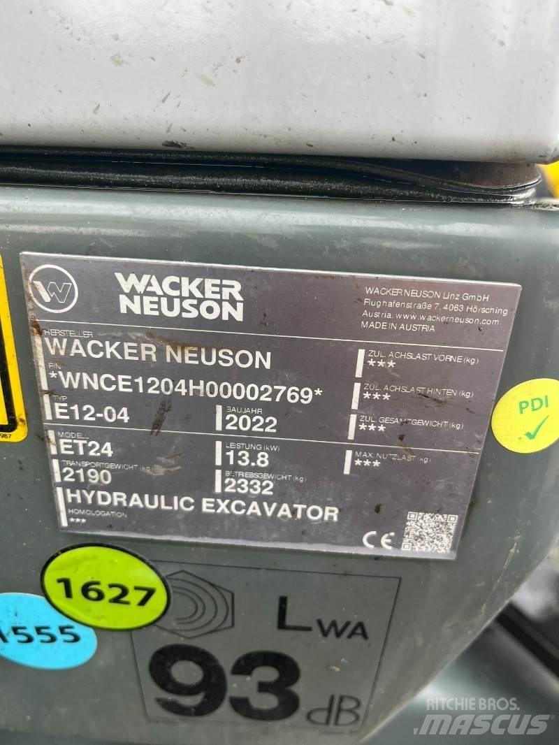 Wacker ET 24 Minigraafmachines < 7t
