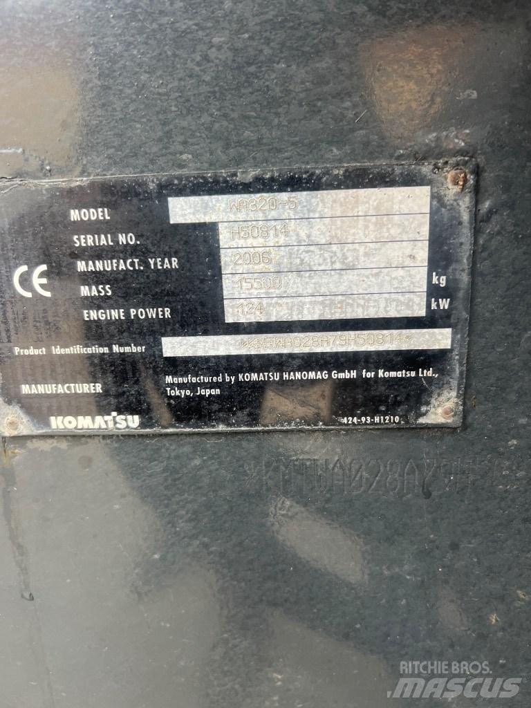 Komatsu WA 320-5 Wielladers