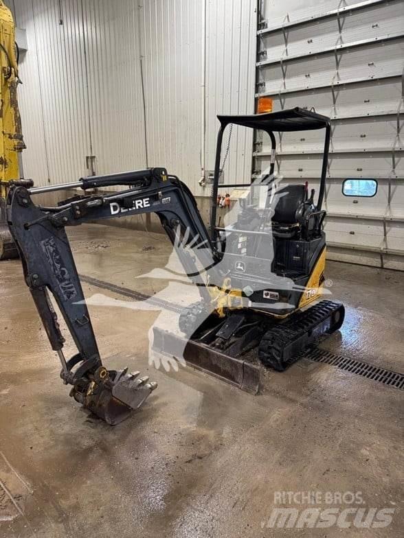 John Deere 17 Minigraafmachines < 7t