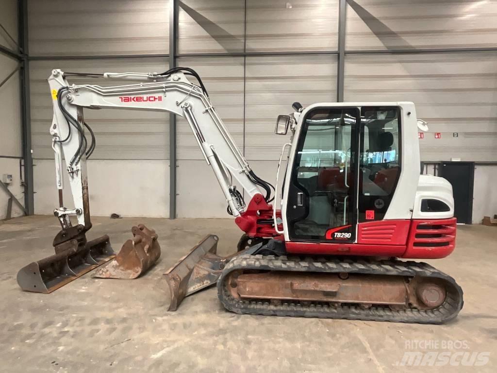 Takeuchi TB 290 Midigraafmachines 7t - 12t