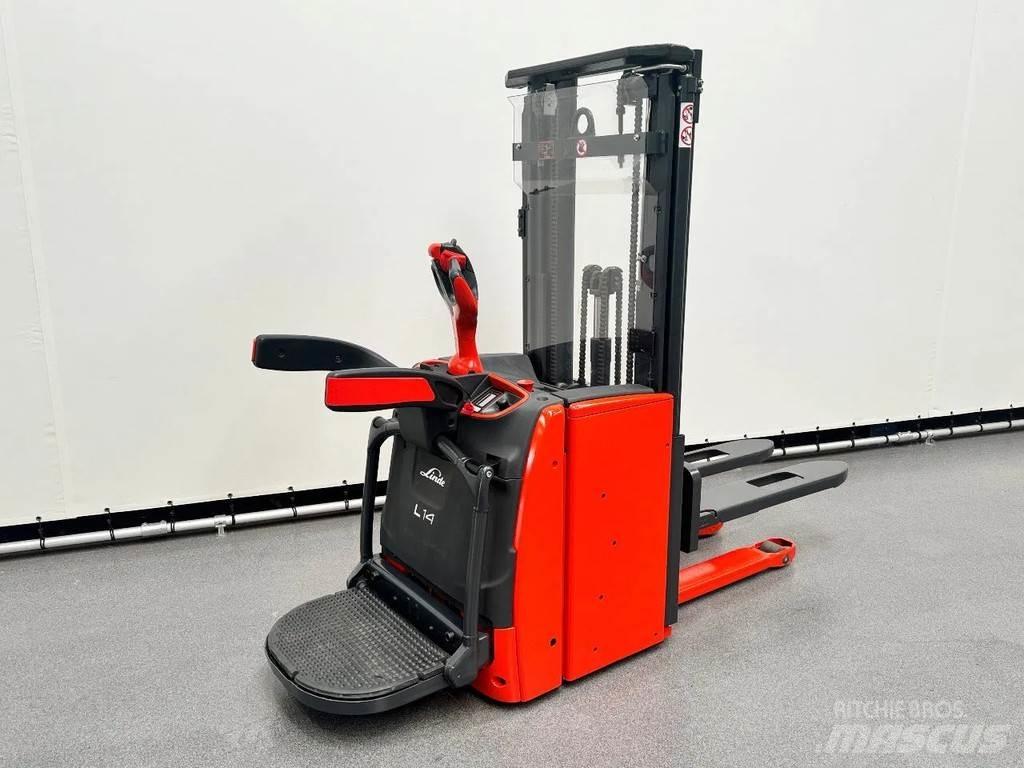 Linde L 14 AP Meeloop stapelaar