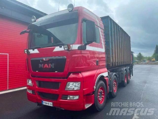 MAN TGX 35.480 Vlakke laadvloer met kraan