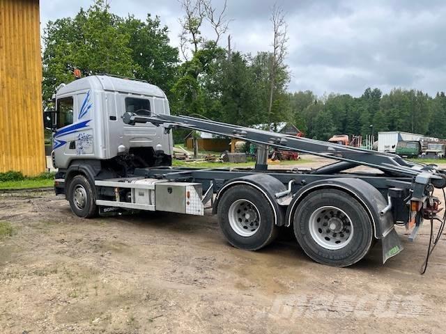 Scania R 500 Containertrucks met kabelsysteem