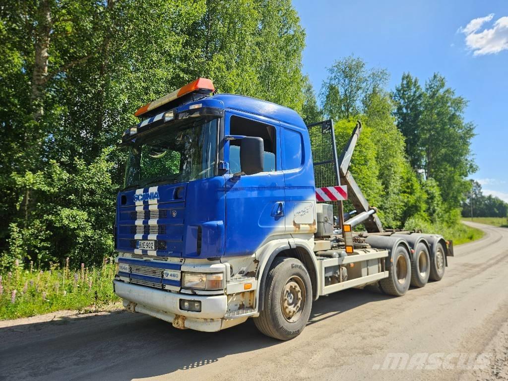 Scania 164 G 480 Vrachtwagen met containersysteem