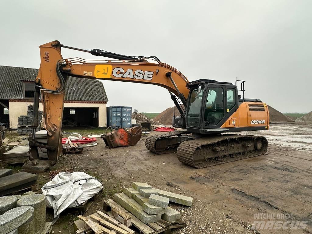 CASE CX 210 D Rupsgraafmachines
