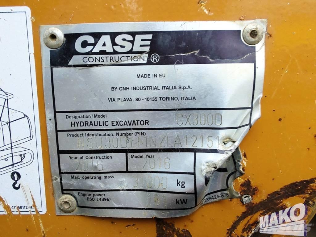 CASE CX 300 D Rupsgraafmachines