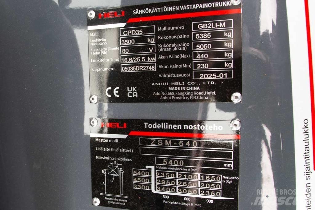 Heli CPD 35 Elektrische heftrucks