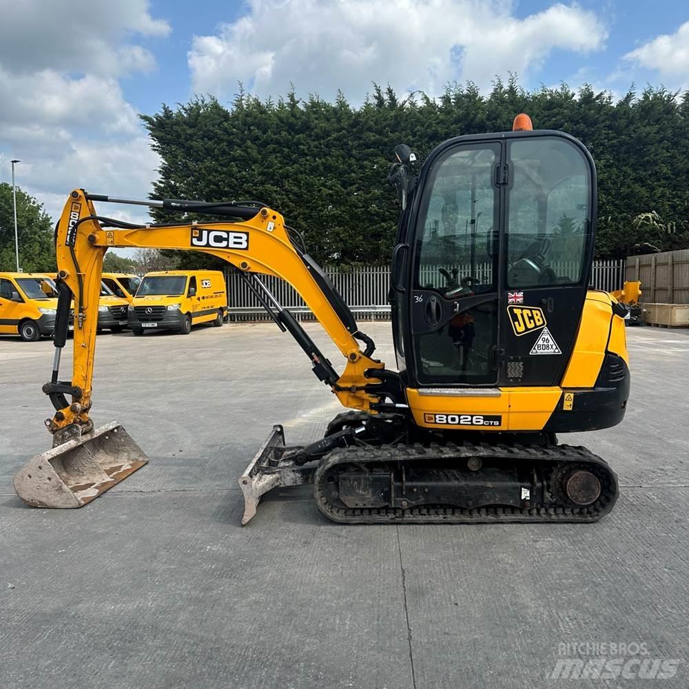 JCB 8026 Minigraafmachines < 7t