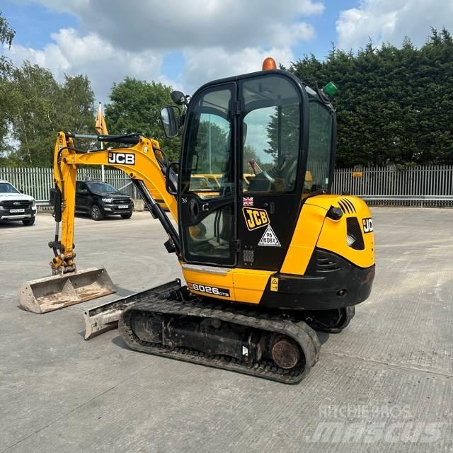 JCB 8026 Minigraafmachines < 7t