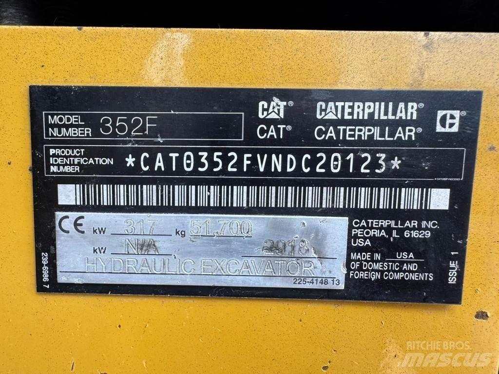 CAT 352F Speciale Graafmachines