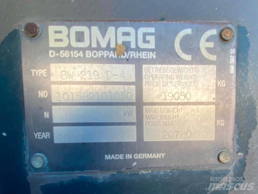 Bomag BW 219 D-4 Trilrolwalsen