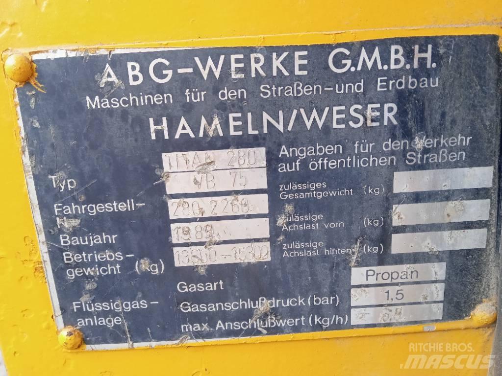 ABG Titan 280 Asfaltafwerkmachines