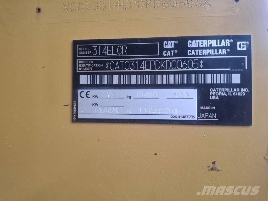 CAT 314 E LCR Rupsgraafmachines