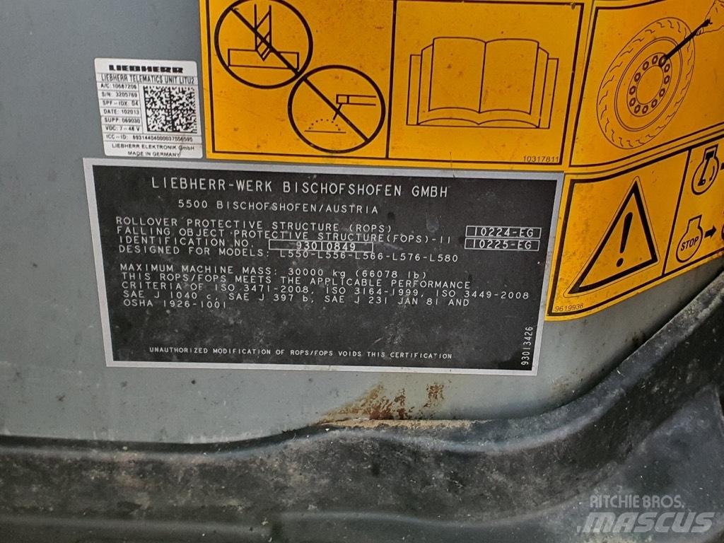 Liebherr L 550 CAB Cabine en interieur