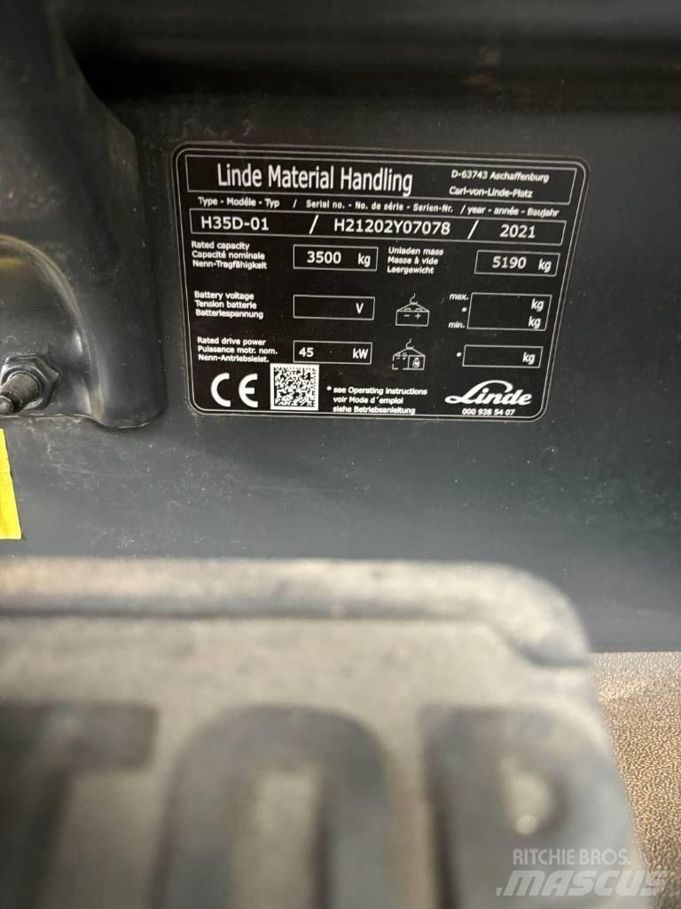 Linde H35D/1202 Diesel heftrucks