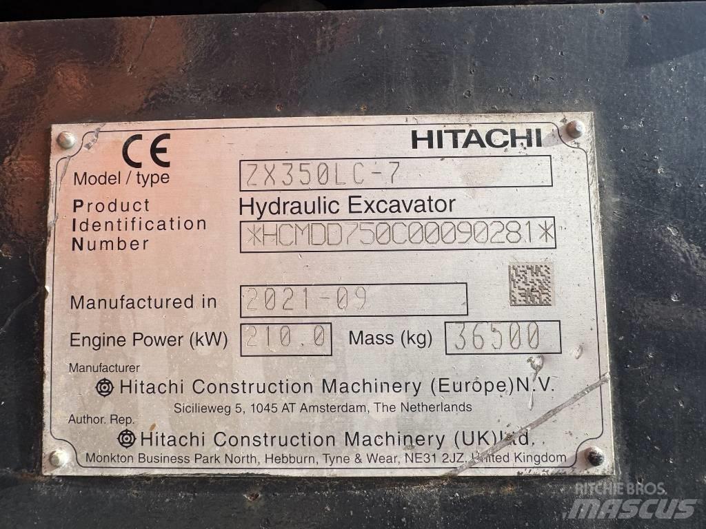 Hitachi ZX 350 LC-7 Rupsgraafmachines