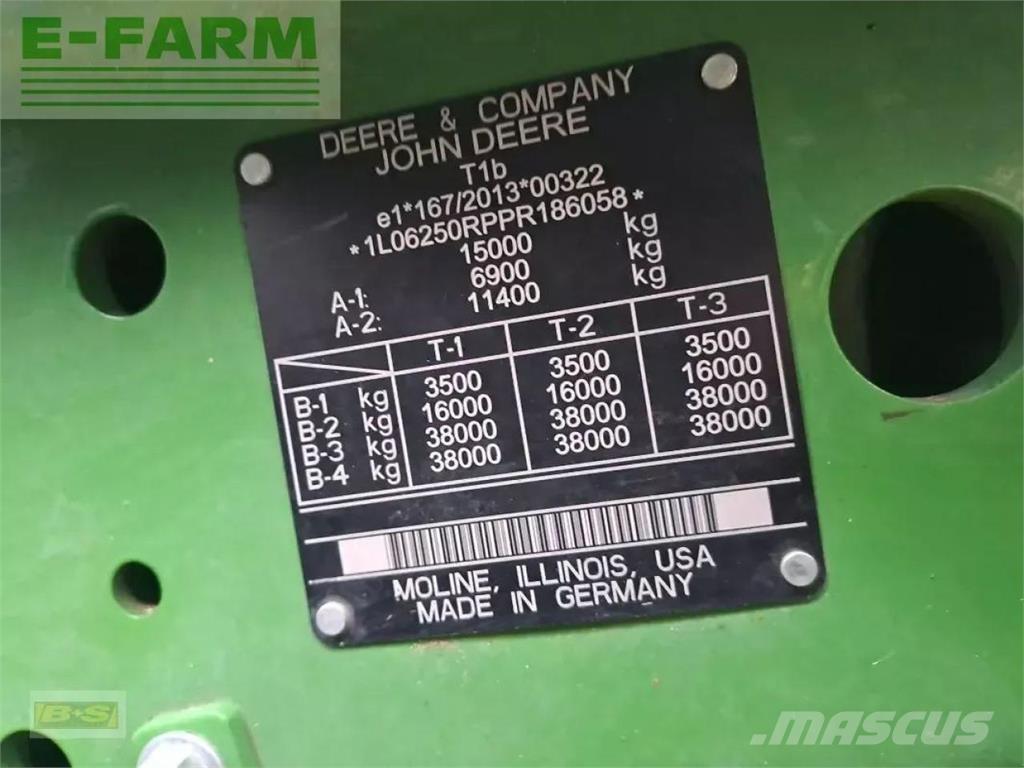 John Deere 6r250 Tractoren