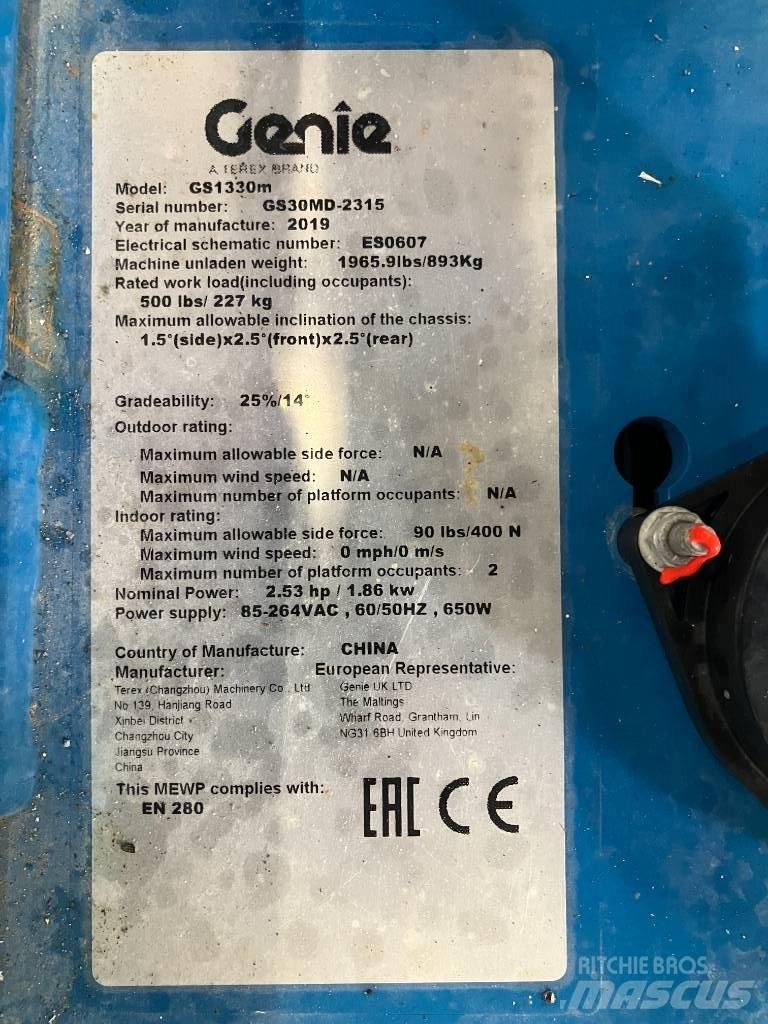 Genie GS 1330 Schaarhoogwerkers