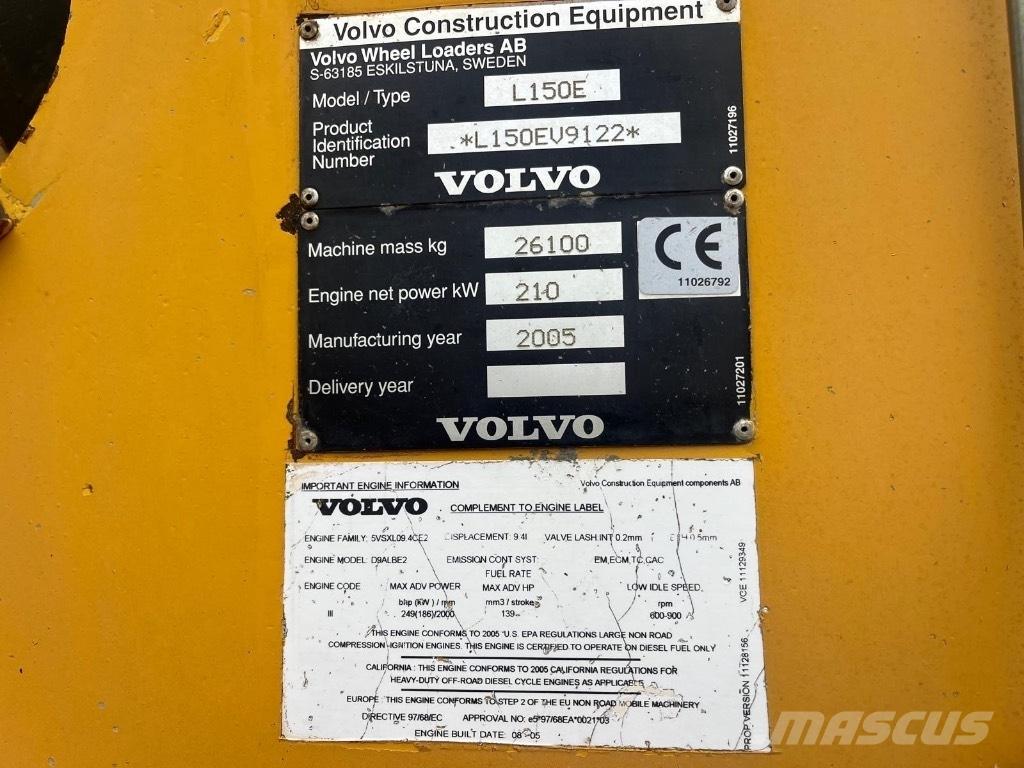 Volvo L 150 E Wielladers