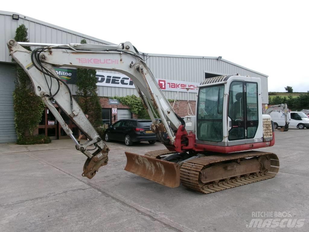 Takeuchi TB 175 Midigraafmachines 7t - 12t