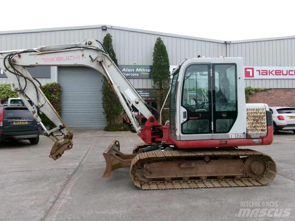 Takeuchi TB 175 Midigraafmachines 7t - 12t