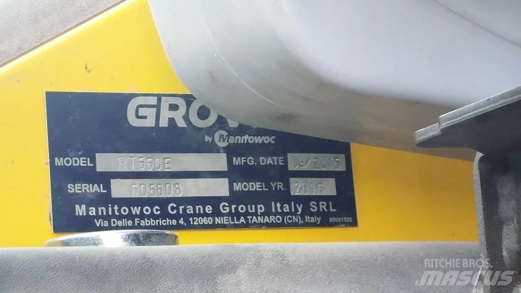 Grove RT 550E Ruw terrein kranen