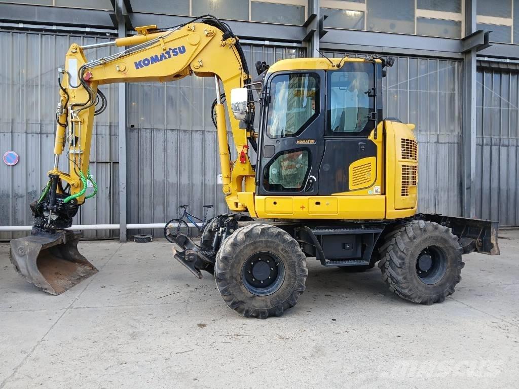 Komatsu PW 98 MR-11 Wielgraafmachines