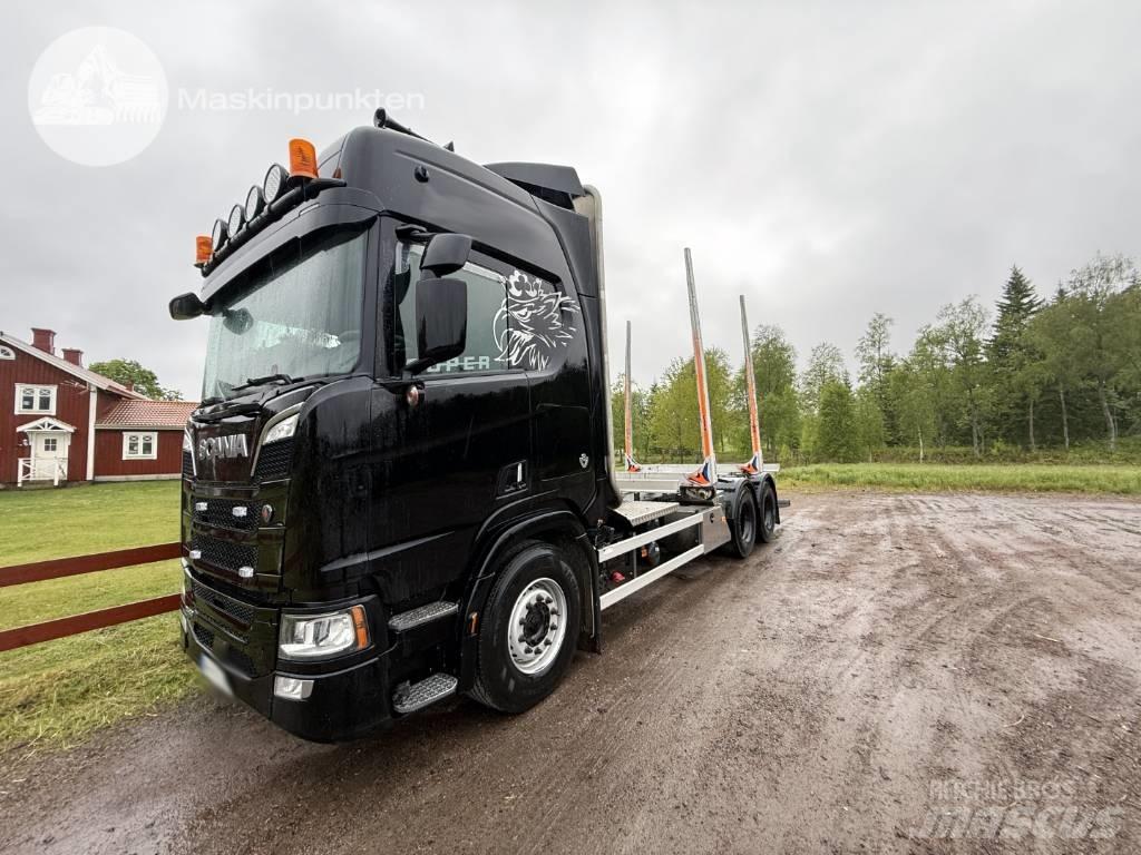 Scania R 580 Hout-Bakwagens