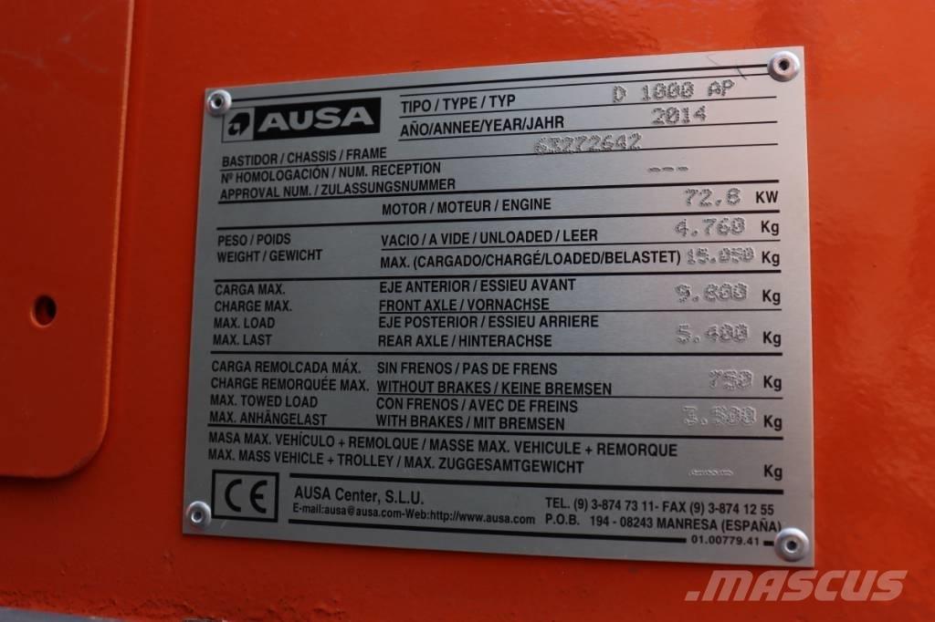 Ausa D 1000 AP Mini Dumpers