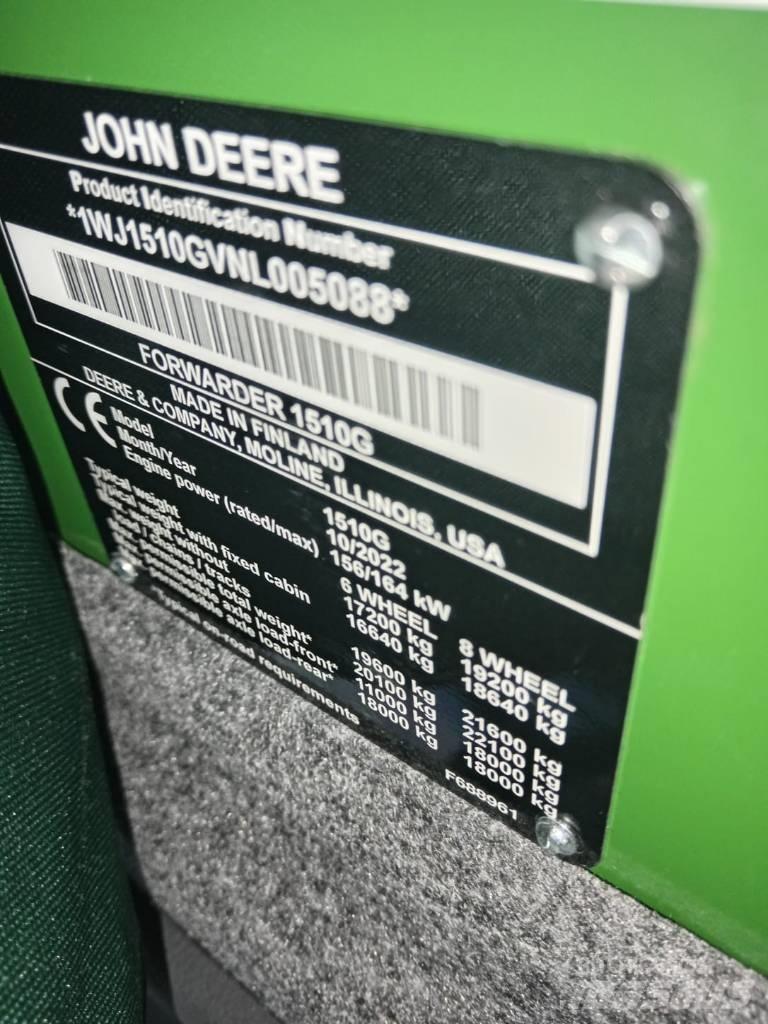 John Deere 1510 G Uitrijwagens