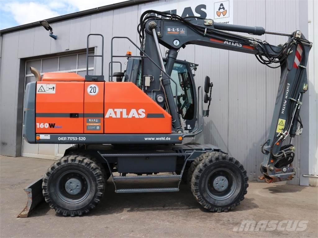 Atlas 160W-BLUE Wielgraafmachines