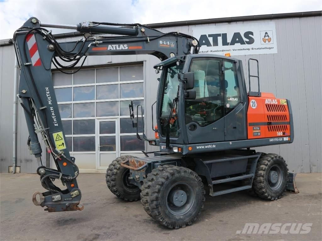 Atlas 160W-BLUE Wielgraafmachines