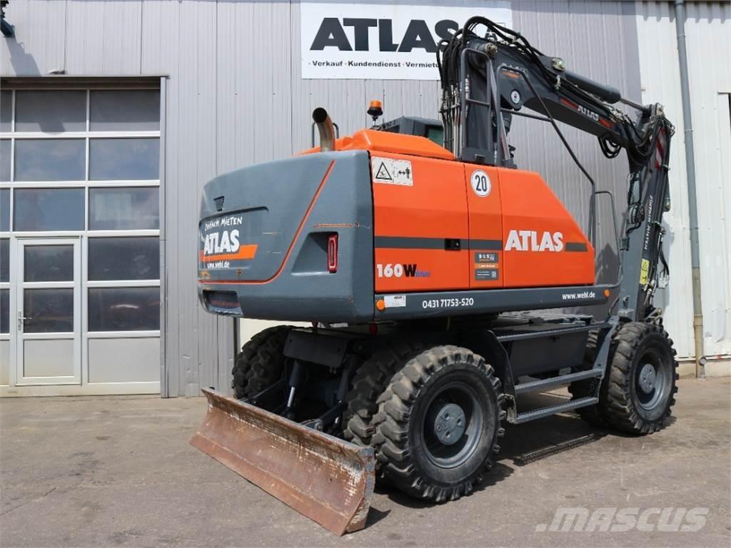 Atlas 160W-BLUE Wielgraafmachines