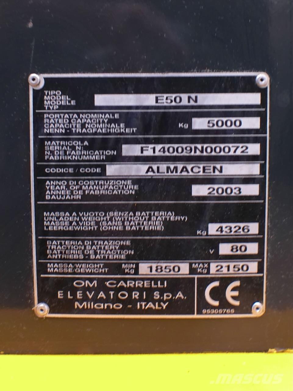 OM E50N Elektrische heftrucks