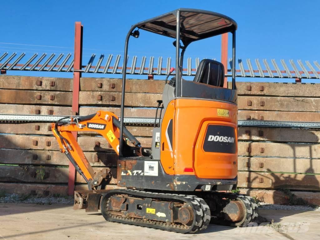 Doosan DX17Z Minigraafmachines < 7t