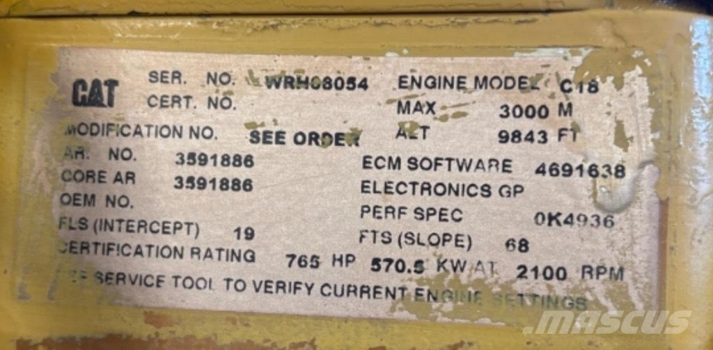 CAT C 18 Bouw - Overige