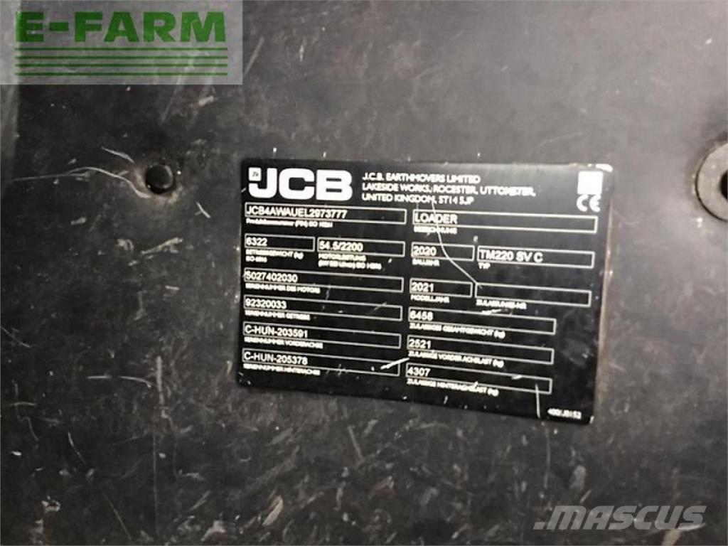 JCB tm 220 Verreikers voor landbouw