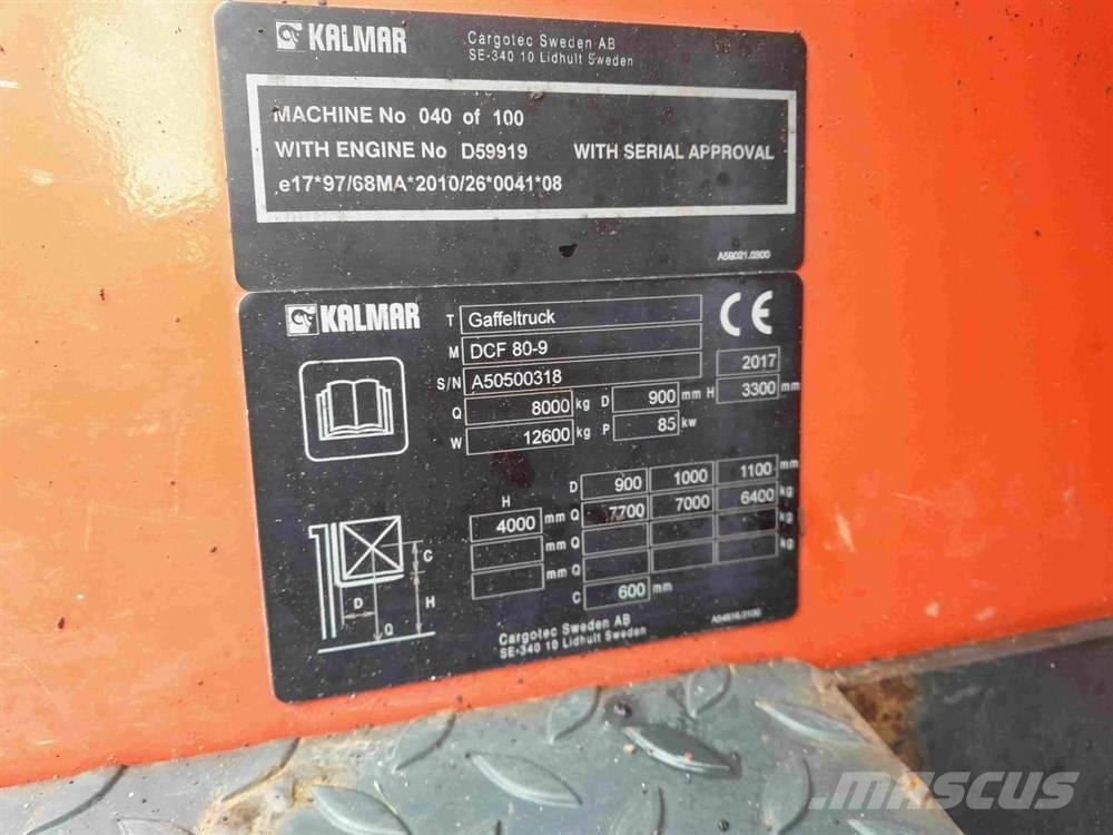 Kalmar DCF80-9 Diesel heftrucks