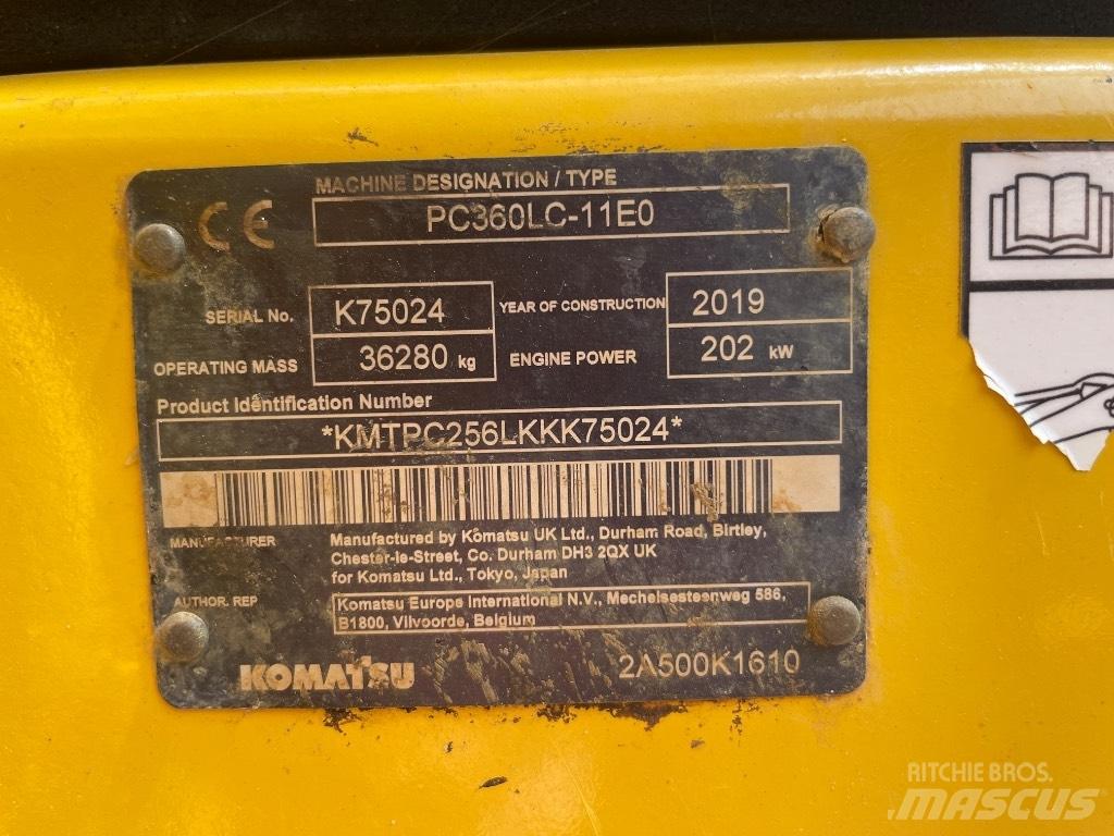Komatsu PC 360 LC-11 Rupsgraafmachines