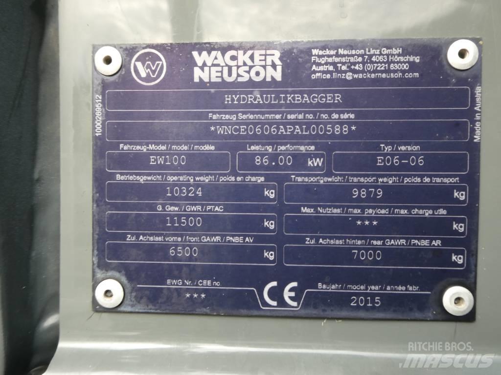 Wacker Neuson EW 100 Wielgraafmachines