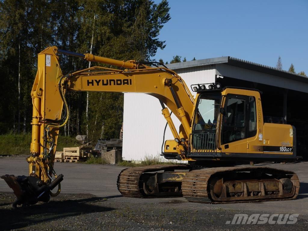 Hyundai R 180 LC-7 Rupsgraafmachines